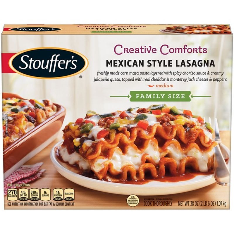 Stouffer's CLASSICS Family Size Mexican Style Lasagna (38 oz) Instacart