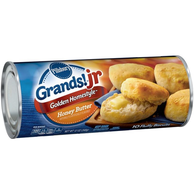 Pillsbury Grands Jr Golden Homestyle Honey Butter Biscuits 12 Oz Instacart