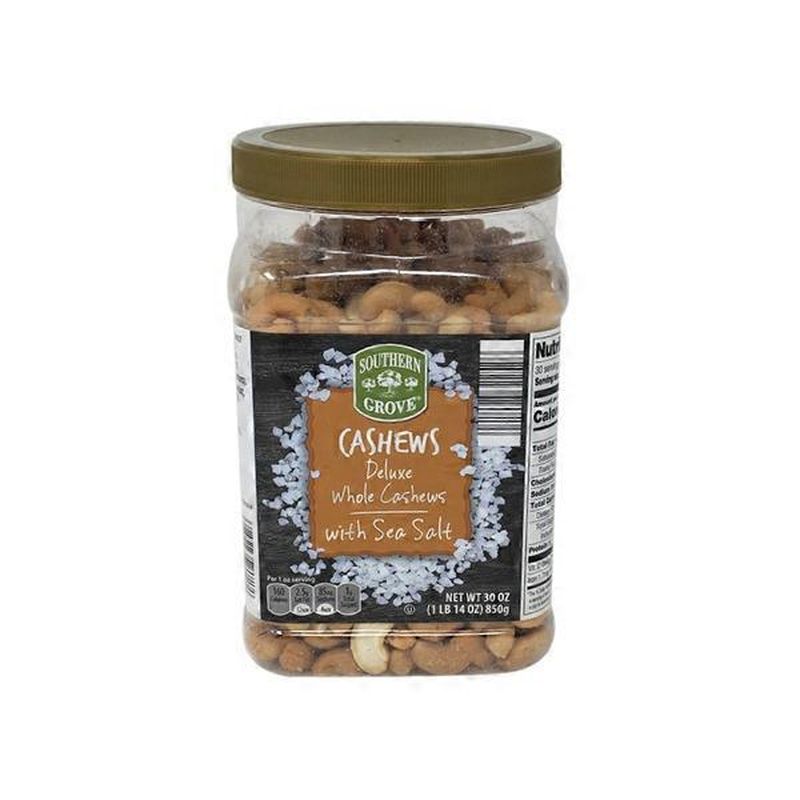 Southern Grove Deluxe Whole Cashews With Sea Salt (30 oz) Instacart