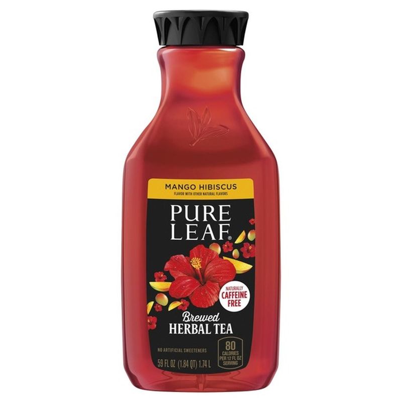 Pure Leaf Mango Hibiscus Flavored Beverages Chilled (59 fl oz) from