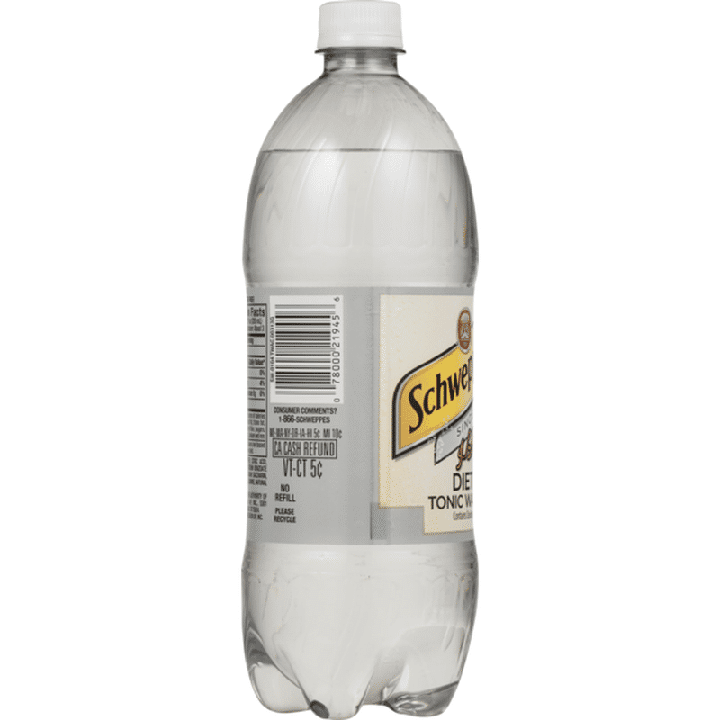 Diet Schweppes Tonic Water (1 L) - Instacart