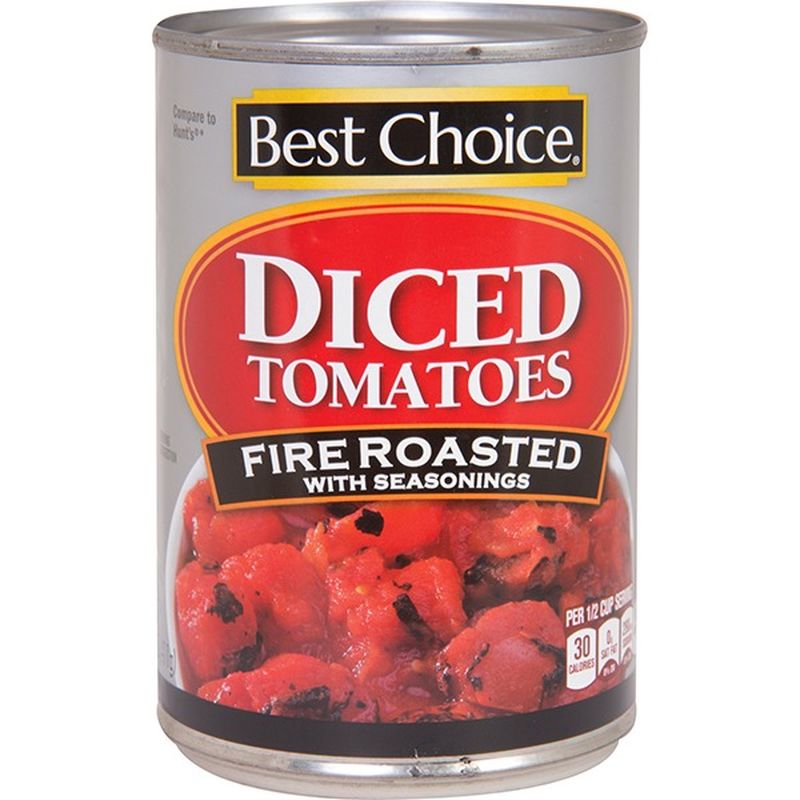 Best Choice Fire Roasted Diced Tomatoes 14 5 Oz Instacart