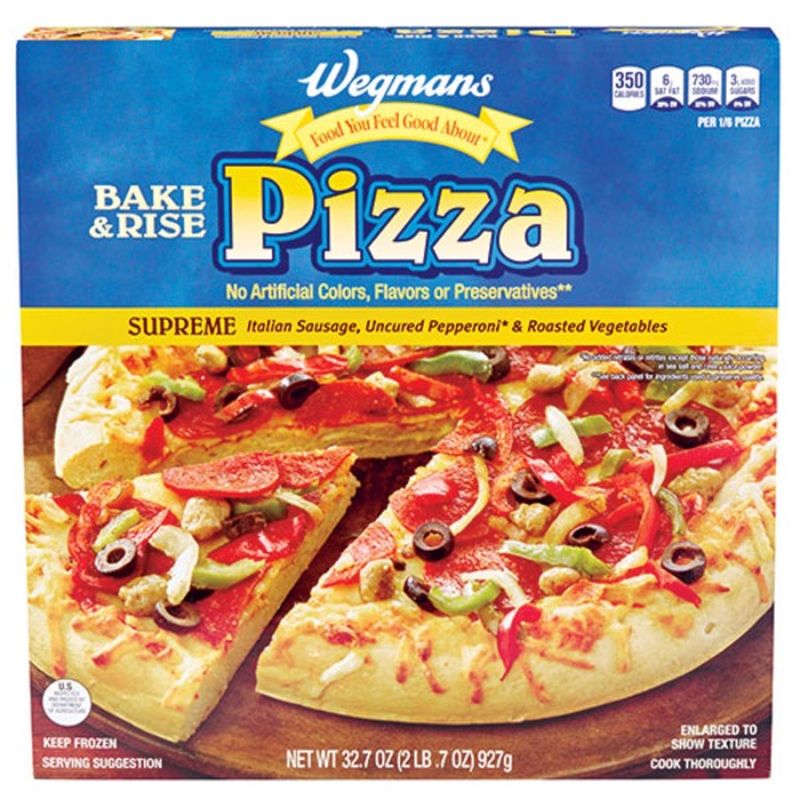 Wegmans Bake Rise Pizza Supreme 32 7 Oz Instacart