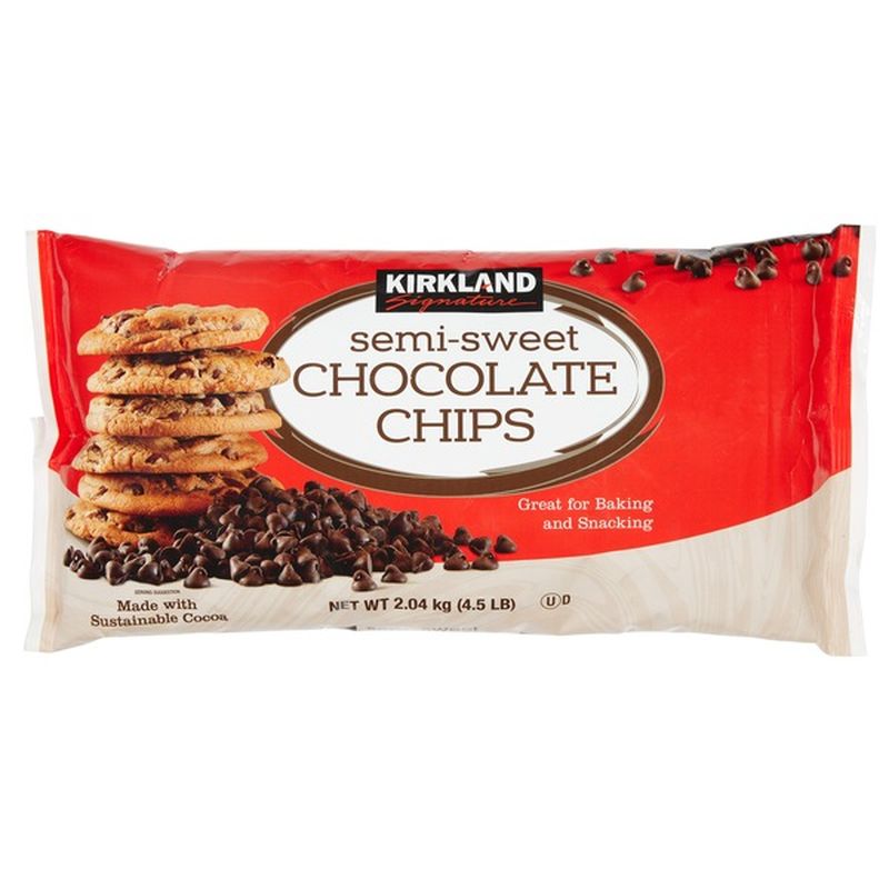 Kirkland Signature semi-sweet CHOCOLATE CHIPS (4.5 lb) - Instacart