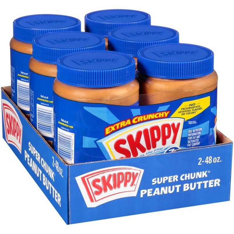 Skippy Super Chunk Peanut Butter (48 oz) from Costco Instacart