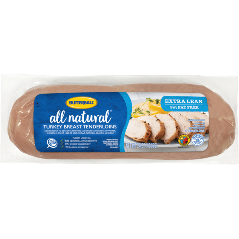 Butterball All Natural Extra Lean Turkey Breast Tenderloins (2 each