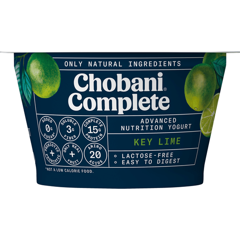 Chobani Complete Greek Yogurt Key Lime (5.3 oz) - Instacart