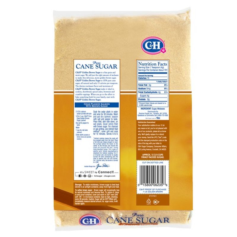 C&H Golden Brown Pure Cane Sugar (7 lb) - Instacart