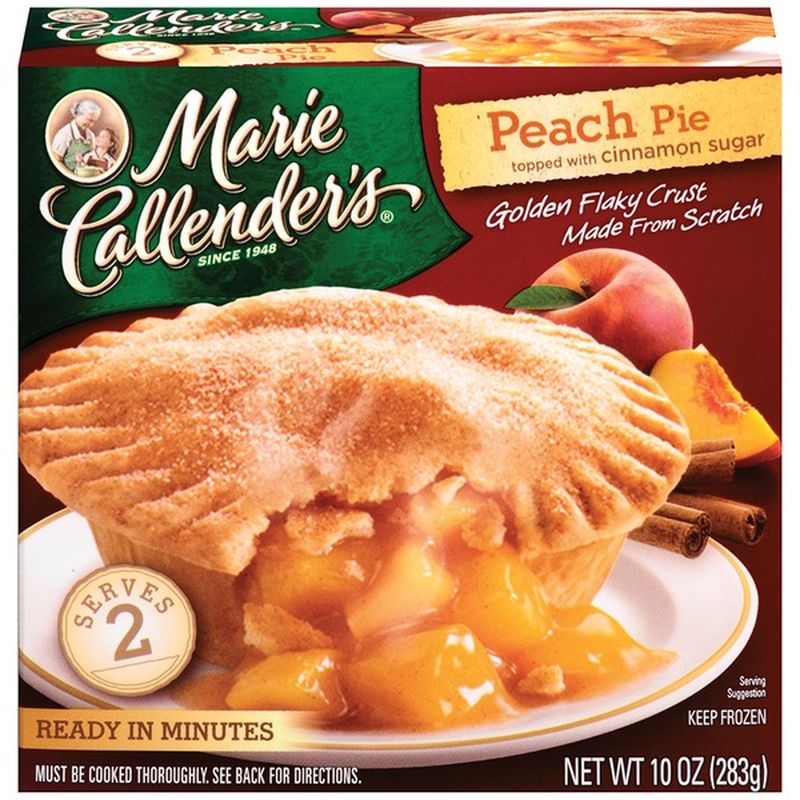 Marie Callender's Single Serve Peach Pie (10 oz) Instacart