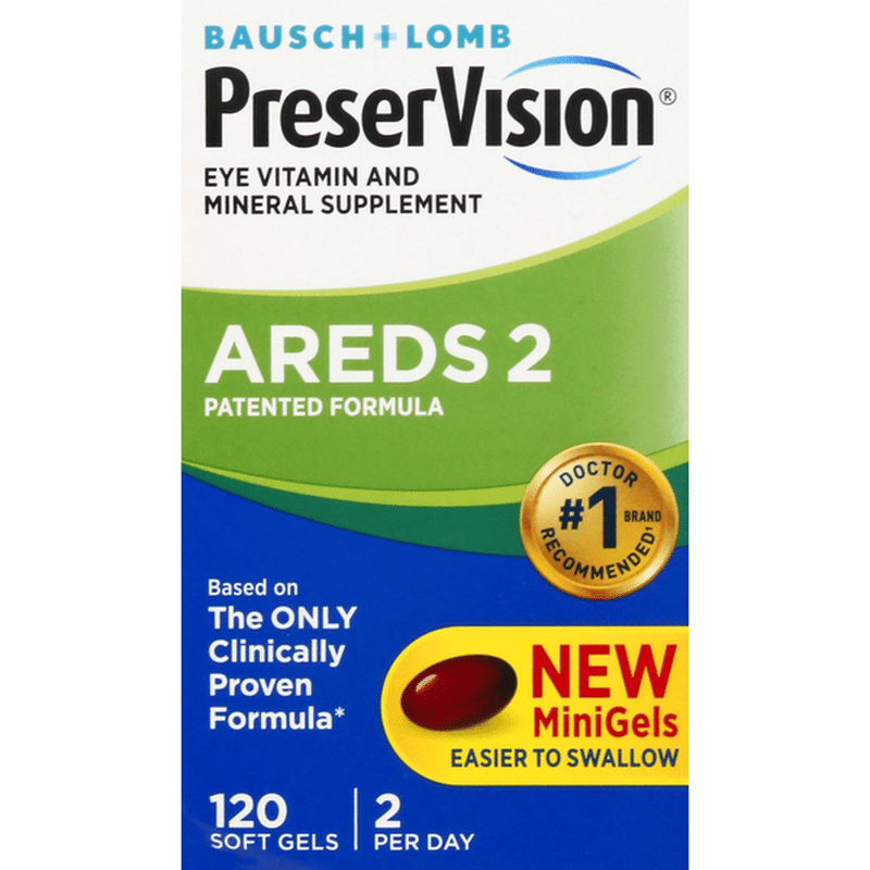 difference between preservision areds and areds2