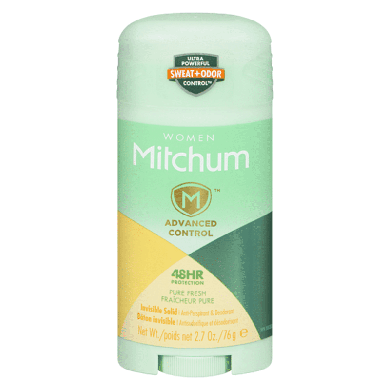 Mitchum Antiperspirant & Deodorant, Invisible Solid, Pure Fresh, Women ...