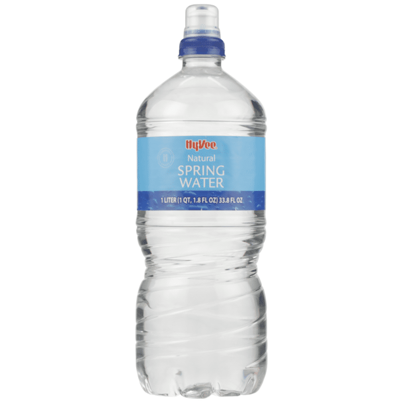 Hy-Vee Natural Spring Water (1 L) - Instacart