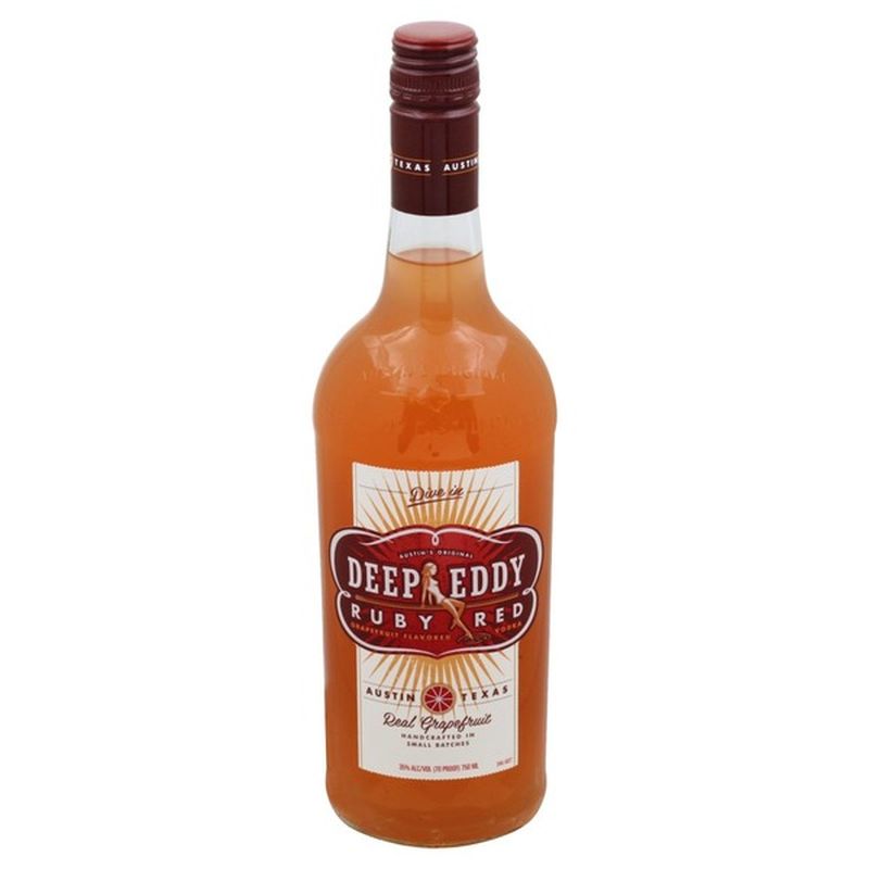 Deep Eddy Vodka, Grapefruit Flavored (750 ml) from BevMo! Instacart