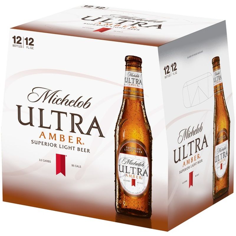 Michelob Ultra Amber Light Beer Bottles 12 Fl Oz Instacart 9916