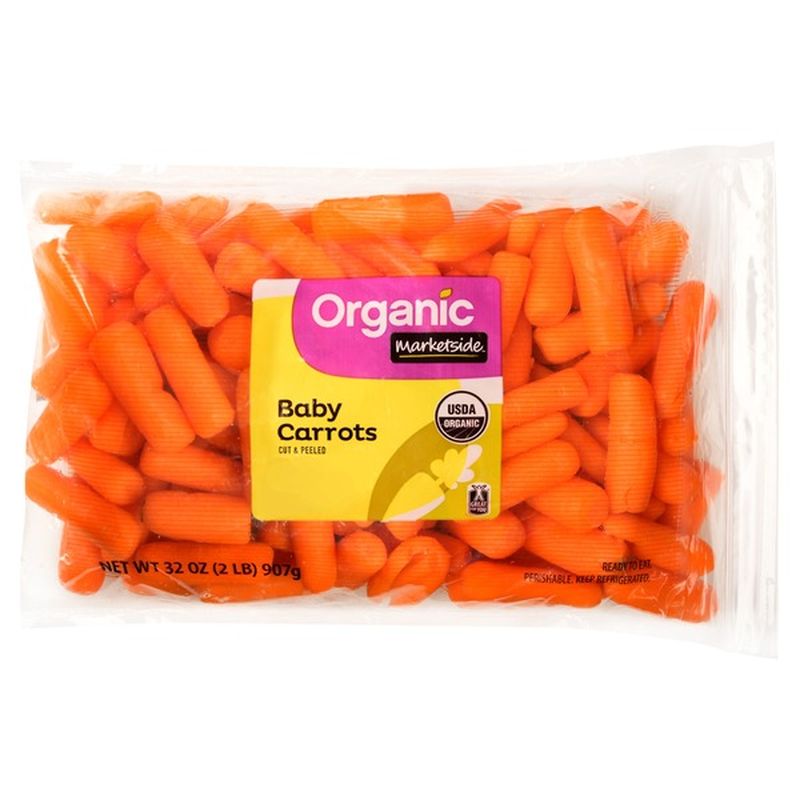 Carrots, Organic, Mini Peeled (2 lb bag) Instacart