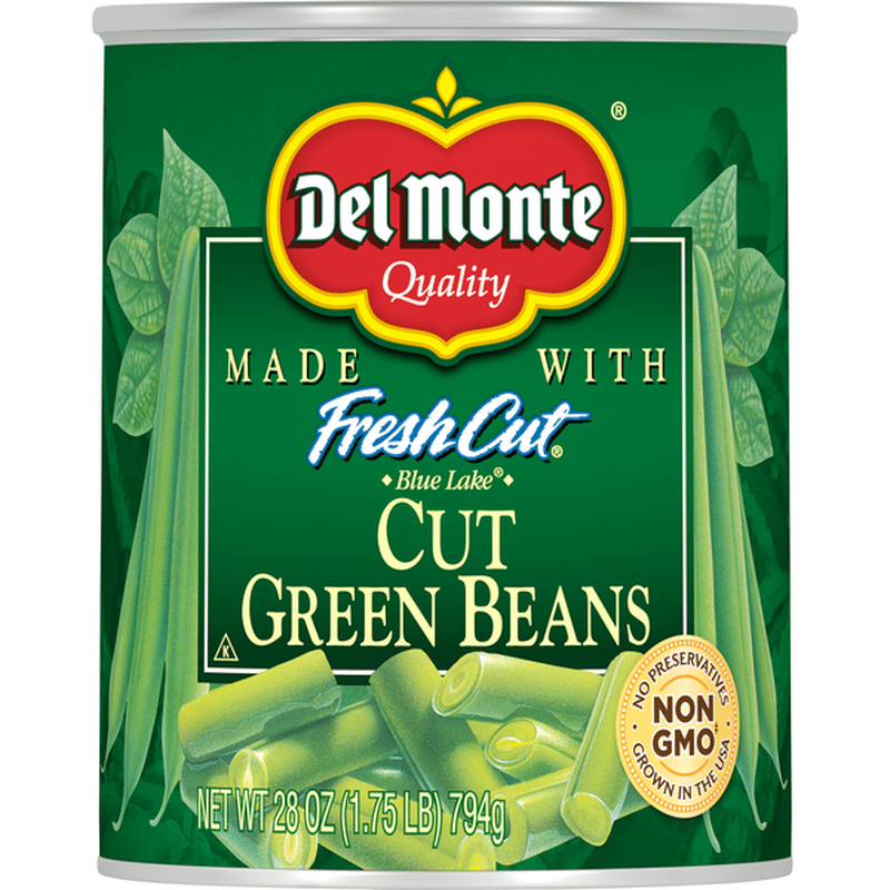 Del Monte Fresh Cut Blue Lake Green Beans (28 oz) Instacart