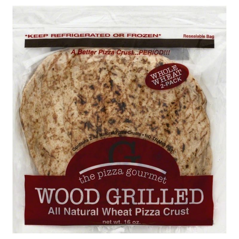 The Pizza Gourmet Pizza Crust, All Natural Wheat, Wood Grilled (16 oz) Instacart