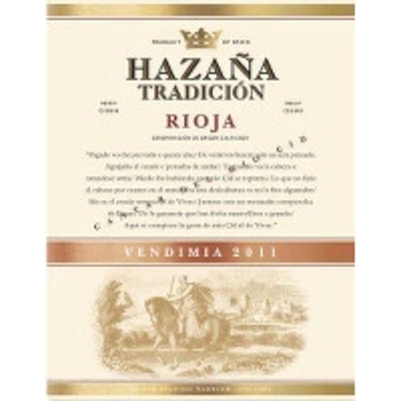 Hazana Tempranillo Blend Rioja Spain