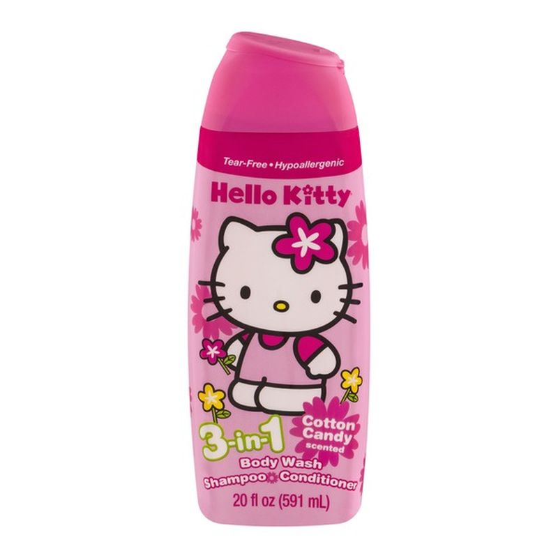 Hello Kitty 3in1 Body Wash Shampoo And Conditioner Cotton Candy (20