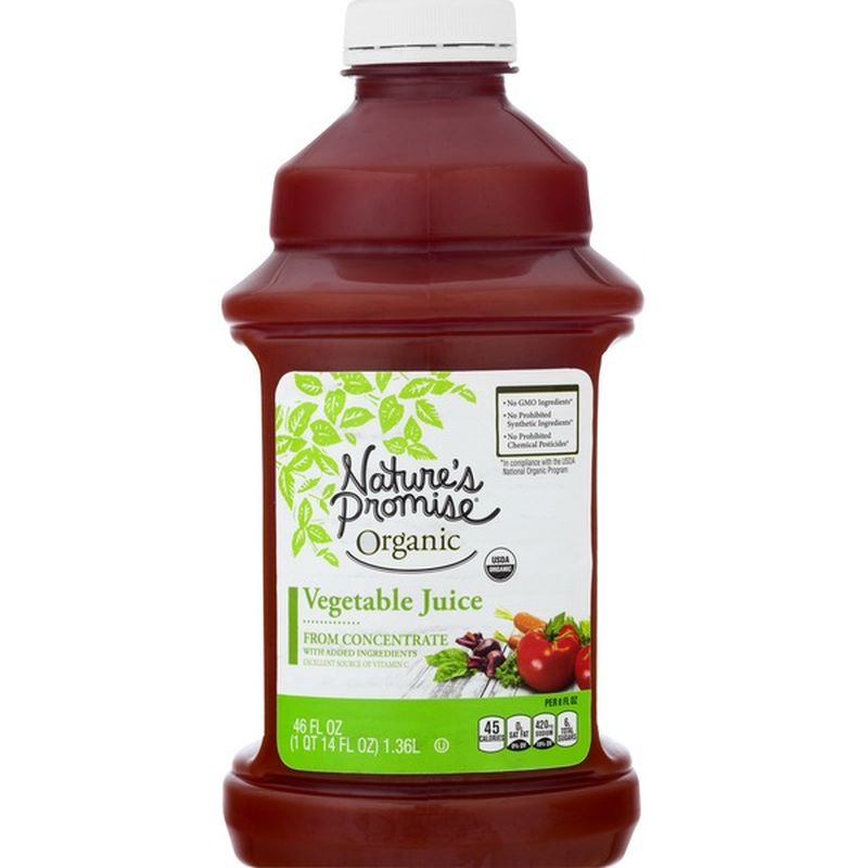 Nature's Promise Juice, Organic, Vegetable (46 oz) Instacart