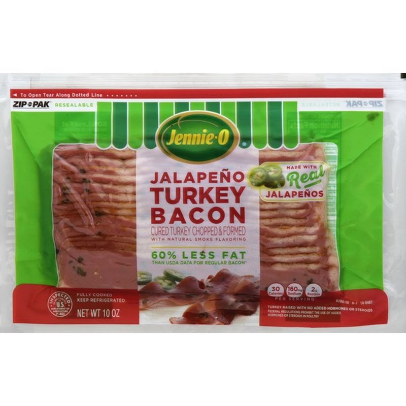 JennieO Turkey Bacon, Jalapeno (10 oz) Instacart