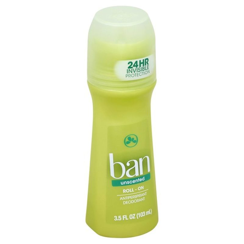 Ban Unscented Antiperspirant Deodorant (3.5 fl oz) Instacart