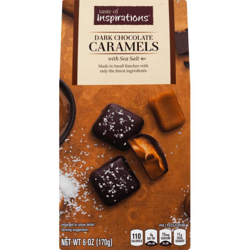 Taste of Inspirations Dark Chocolate Caramels (6 oz) Instacart