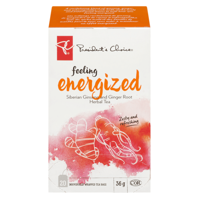 President's Choice Feeling Energized Tea (36 g) Instacart