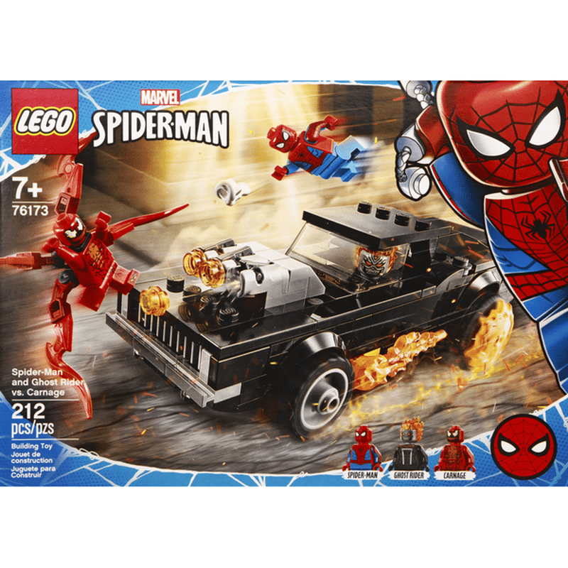 lego spiderman ghost rider carnage