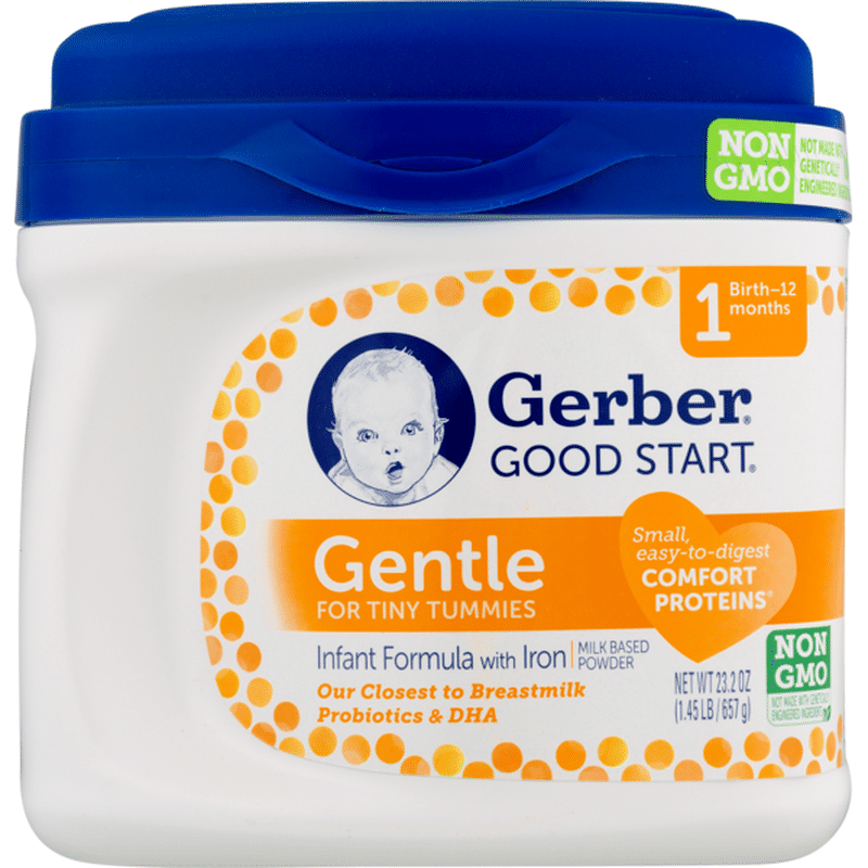 Gerber Infant Formula, with Iron, Gentle HMO and Probiotics, Stage 1