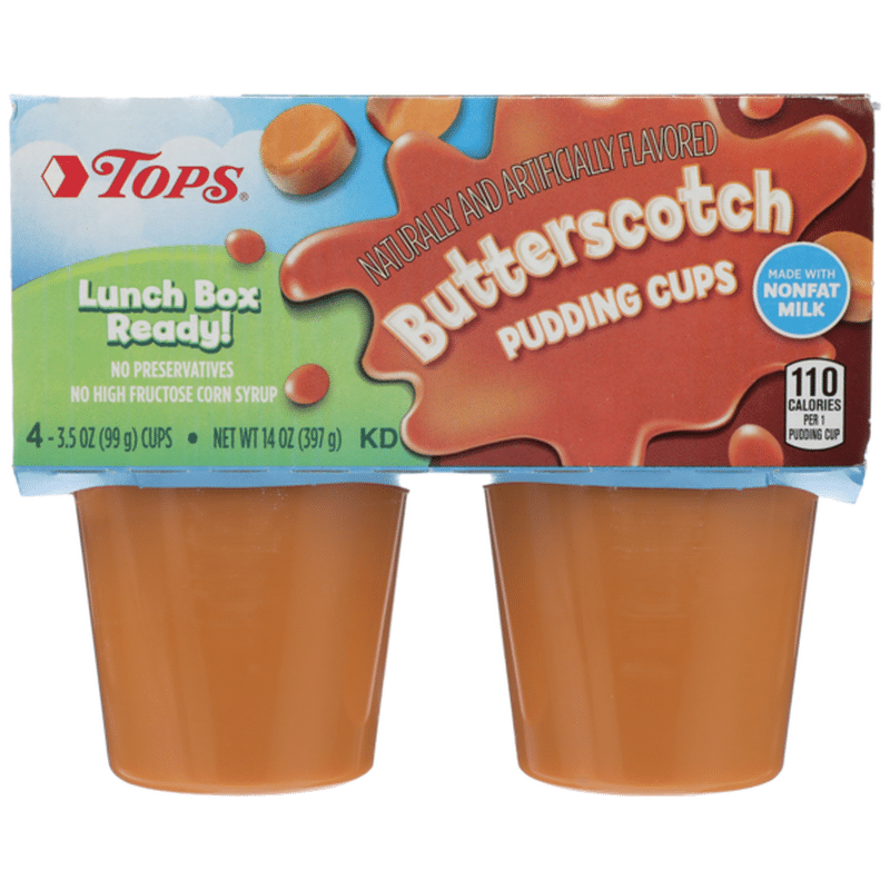 Tops Butterscotch Pudding Cups (14 oz) Instacart
