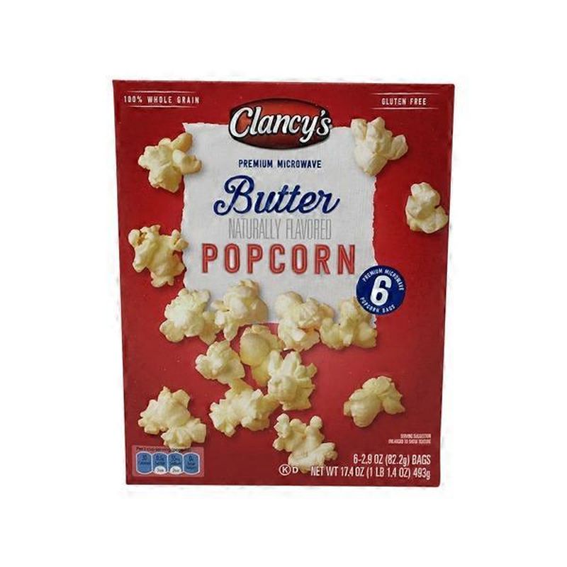 Clancy's Butter Microwave Popcorn (17.4 oz) Instacart