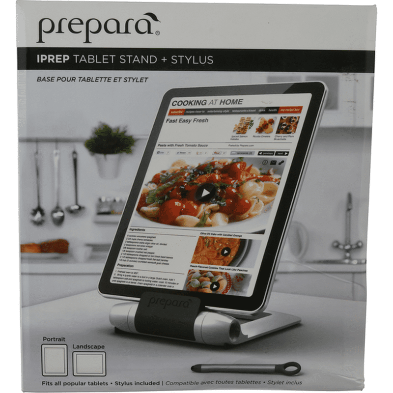 prepara tablet stand and stylus