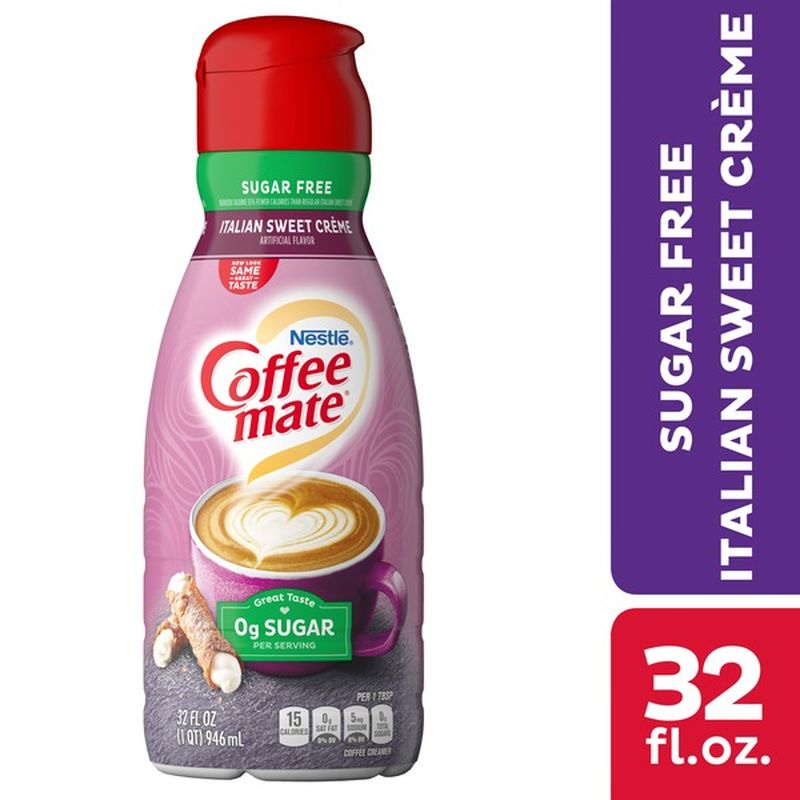 Nestlé Coffee Mate Sugar Free Italian Sweet Crème Liquid ...