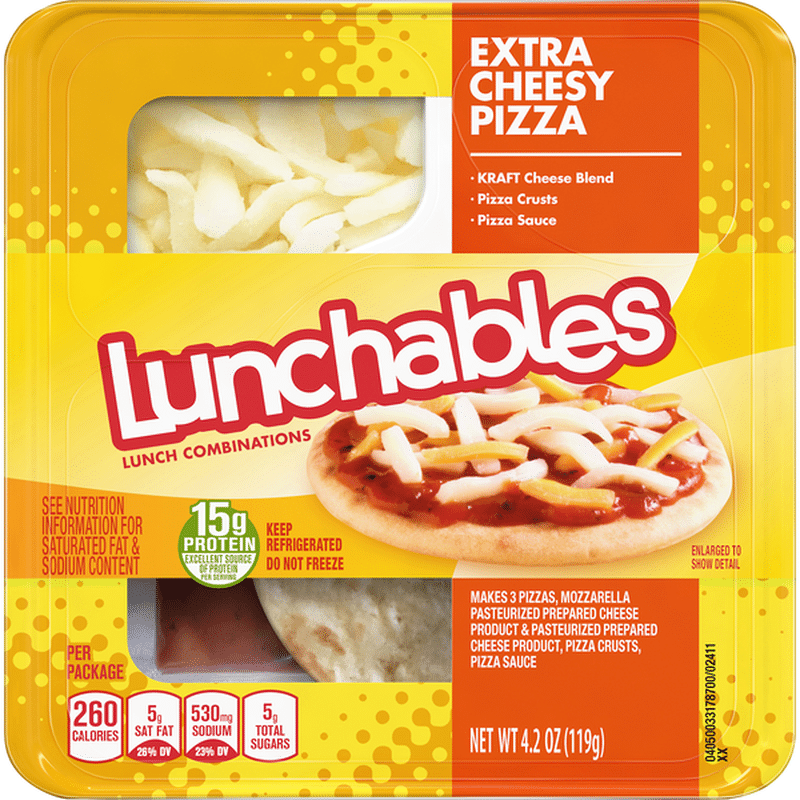 Lunchables Cheese Pizza Convenience Meal