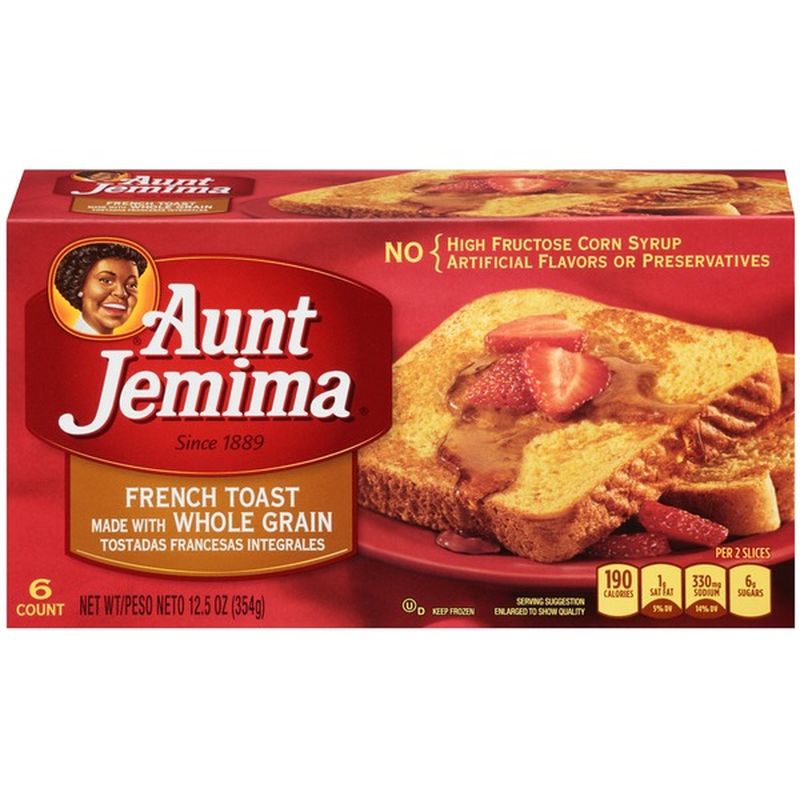 Aunt Jemima Made With Whole Grain French Toast 12 5 Oz Instacart