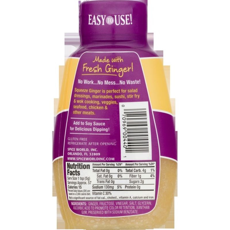 Spice World Squeeze Ginger (10 oz) from Kroger Instacart