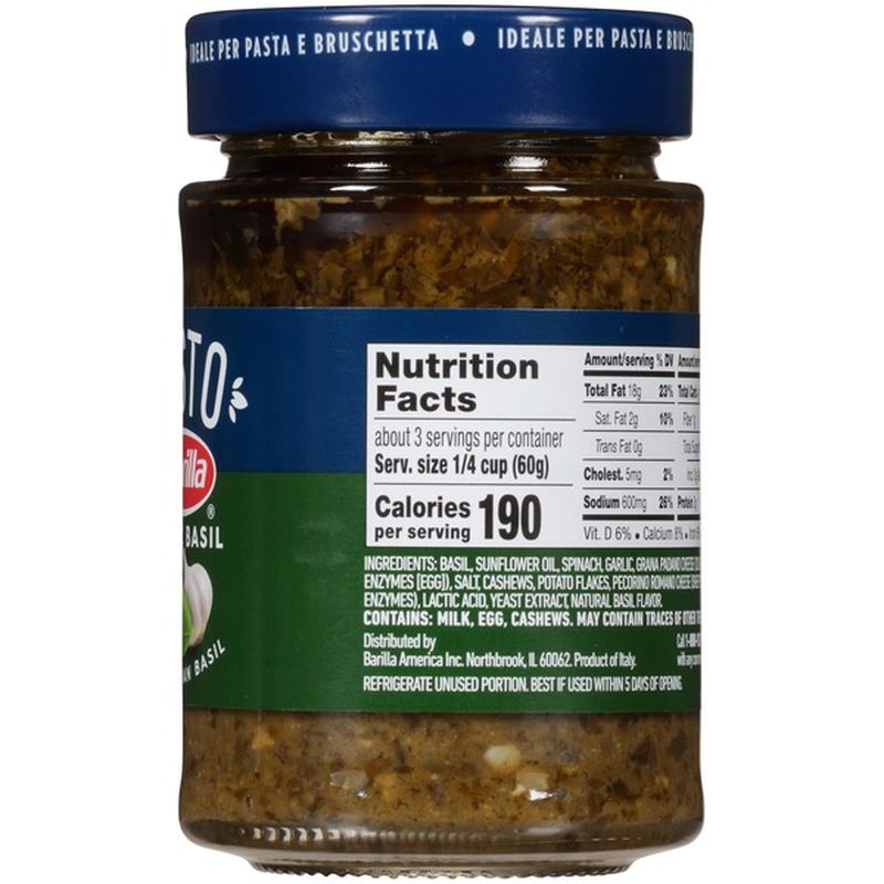 Barilla® Rustic Basil Pesto Sauce and Spread (6 oz) from Stater Bros