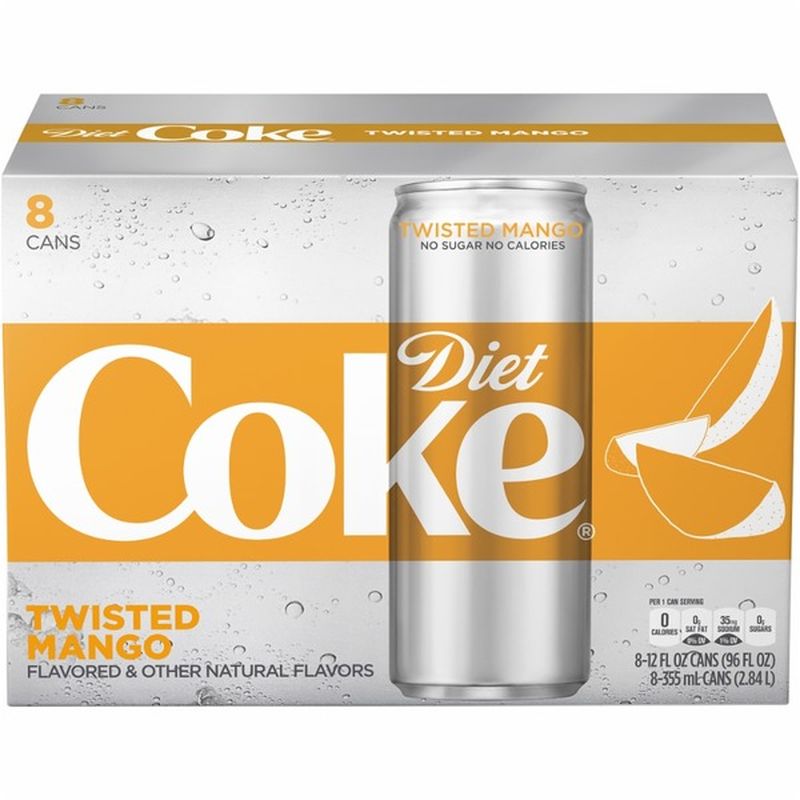 CocaCola Soft Drinks, Twisted Mango (8 each) from Kroger Instacart