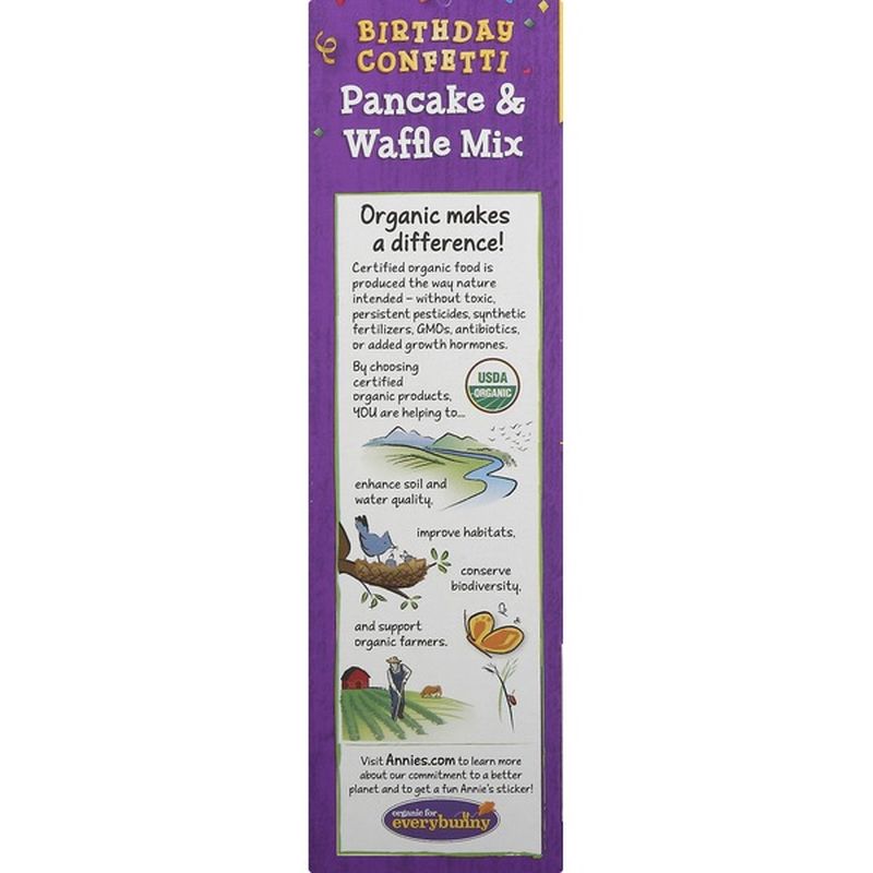 Annie's Homegrown Pancake & Waffle Mix, Birthday Confetti (26 oz
