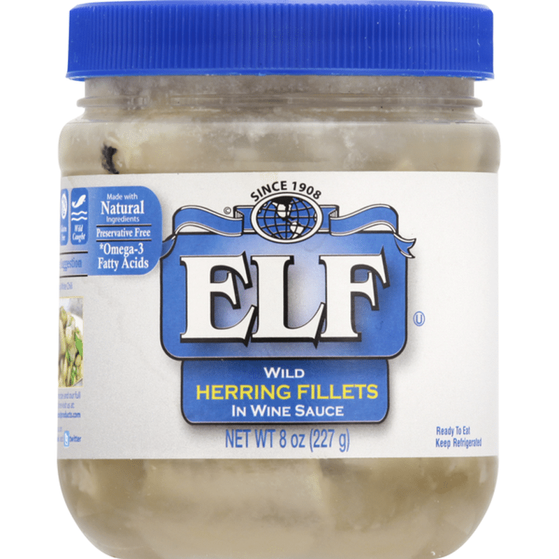 Elf Herring Fillets, In Wine Sauce, Wild (8 oz) Instacart