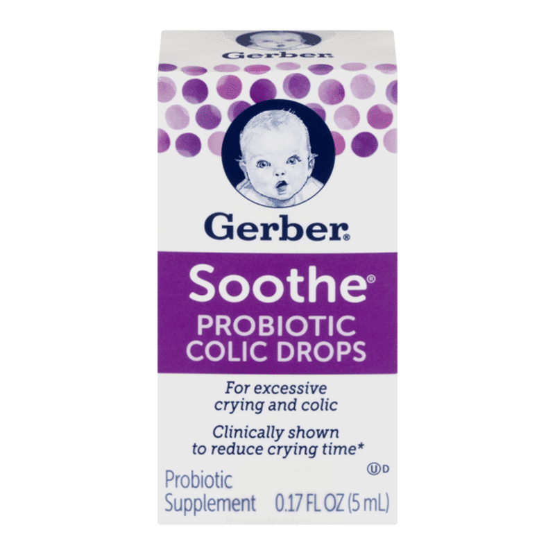 gerber soothe probiotic colic drops