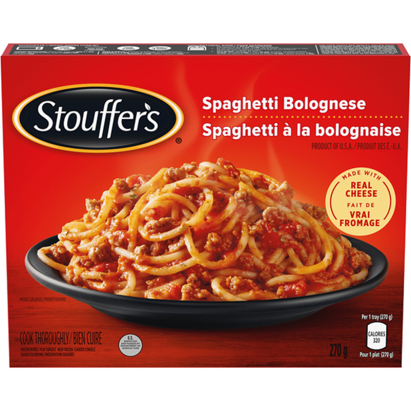 Stouffer's Frozen Spaghetti Bolognese (270 g) Instacart