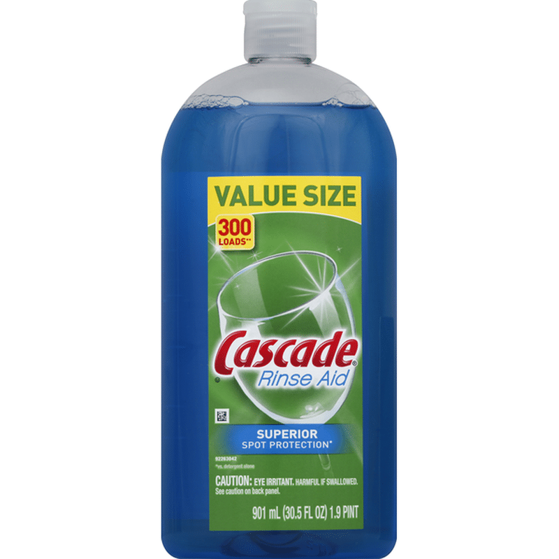 Cascade Rinse Aid, Value Size (30.5 fl oz) Instacart
