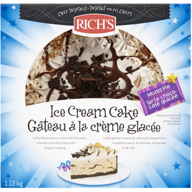 Rich's Wishes Ice Cream Cakes Mudd Pie