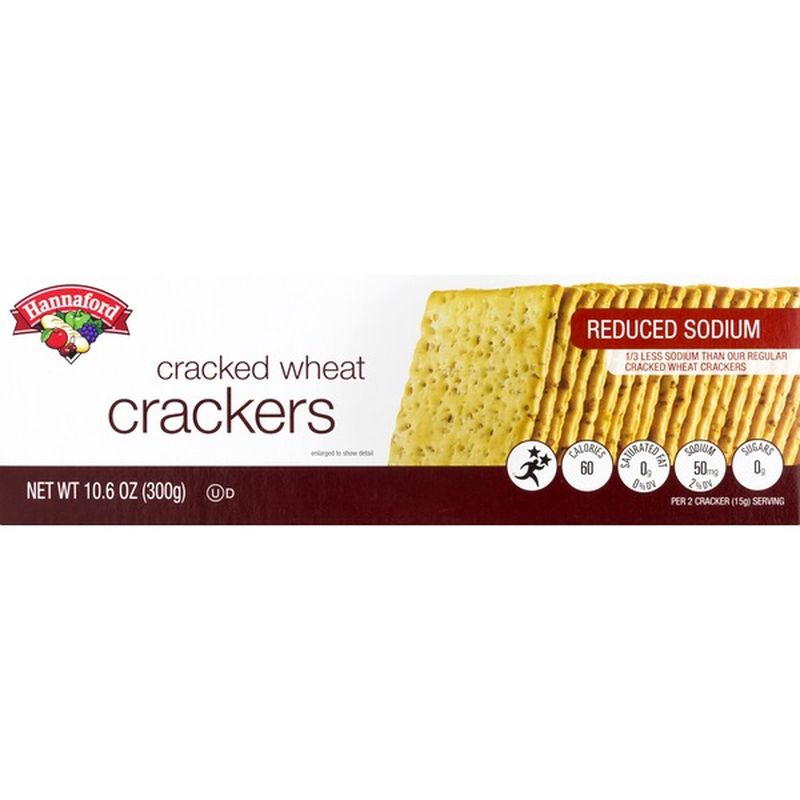 Hannaford Crackers, Cracked Wheat (10.6 oz) Instacart