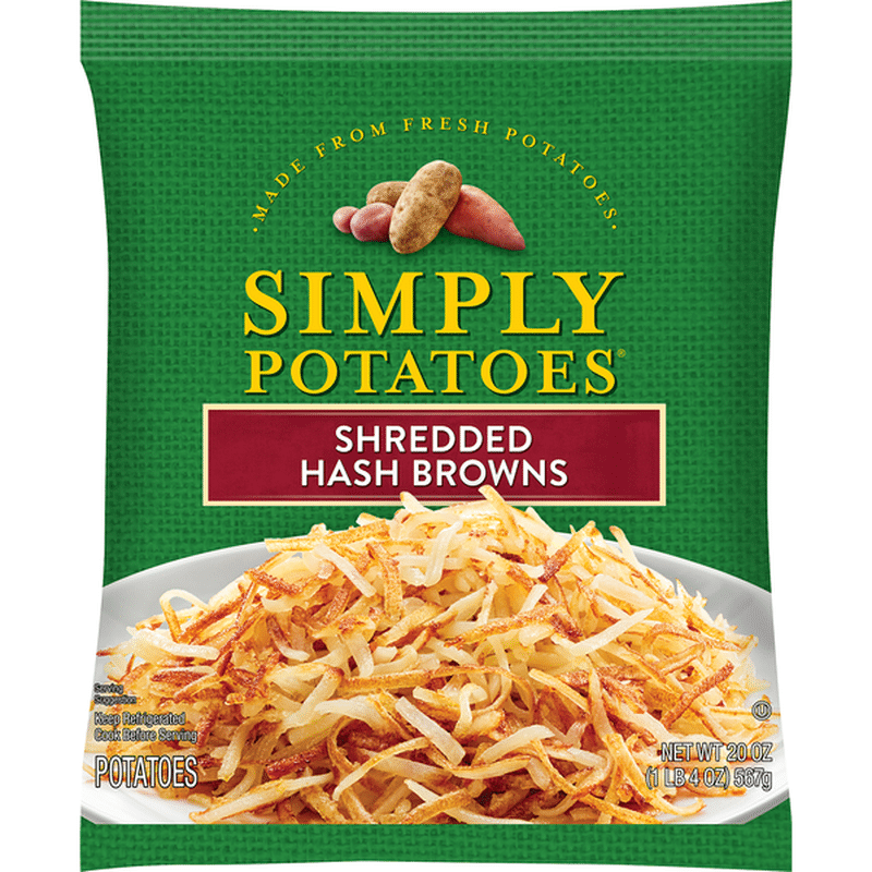 Simply Potatoes Hash Browns, Shredded (20 oz) from JewelOsco Instacart