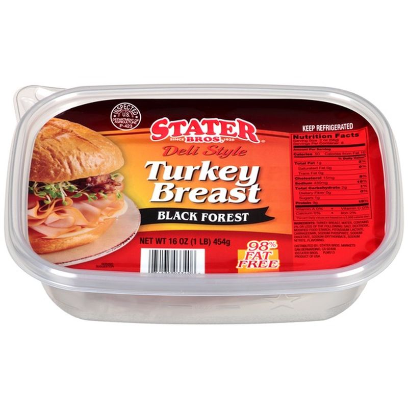 Stater Bros Deli Style Black Forest Turkey Breast (16 oz) from Stater