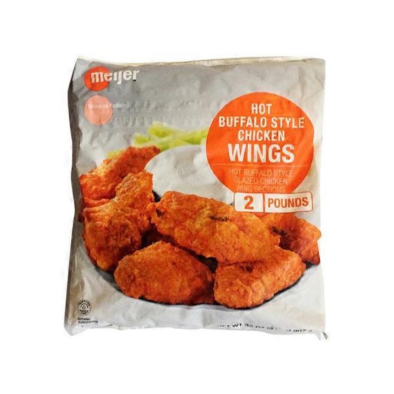 Meijer Hot Buffalo Style Frozen Chicken Wings (2 lb) Instacart