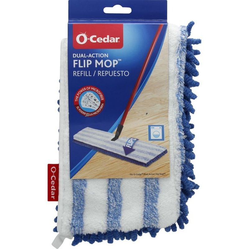 O Cedar Flip Mop Dual Action Refill Each Instacart